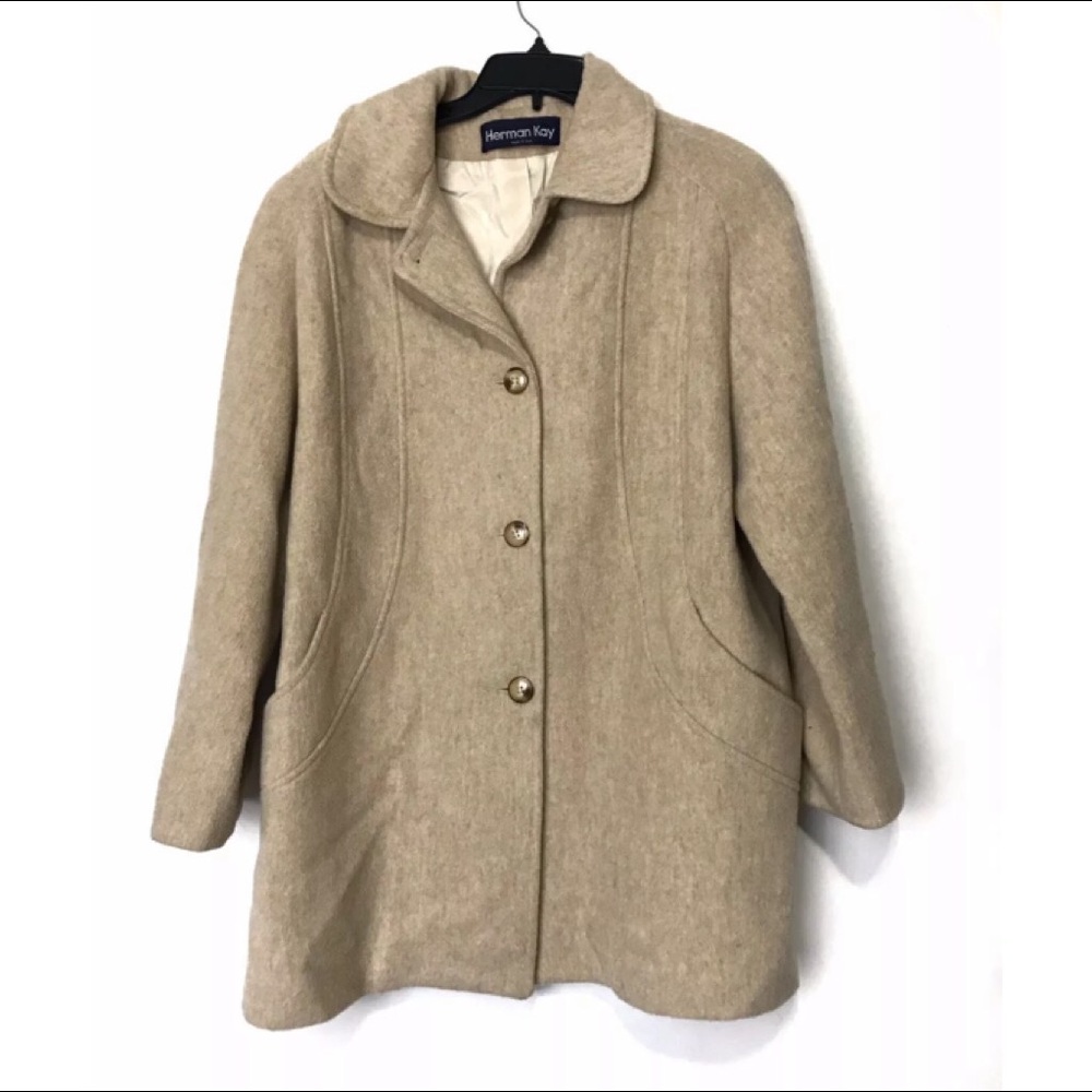 Vintage Herman Kay Women’s A line Wool Coat 12